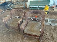 Wicker Chair & Rocker