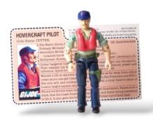 GI Joe 1984 Cutter Action Figure Toy Complete w/ FileCard