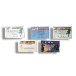 GI Joe Club Membership Exclusive File Card Grouping