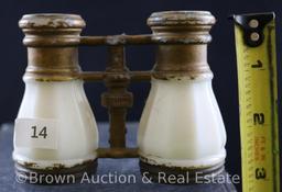 Milk Glass opera glasses candy container - Have you seen these?