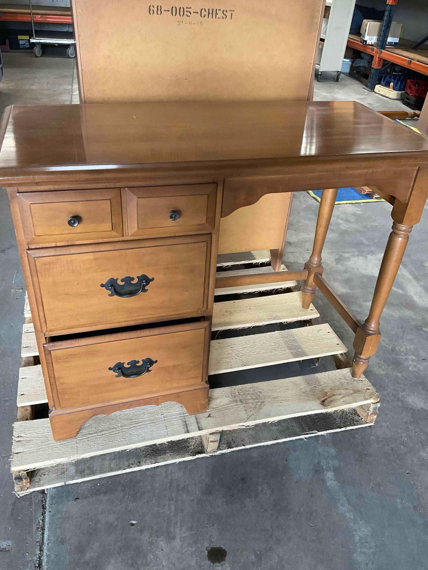 Hungerford Memphis Vintage Solid Mahogany Furniture, 6 piece bedroom set.