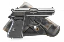 WWII German Walther Nazi Police PPK, 32 ACP, Semi-Auto (W/ Holster), SN - 428865k