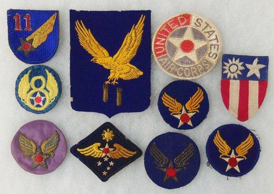 10 pcs. WWII Misc. Air Corps/AAF Patches
