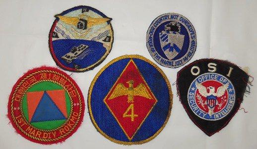 5 pcs. Vintage US Military Patches