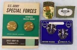 Vietnam War Period U.S. Special Forces Insignia