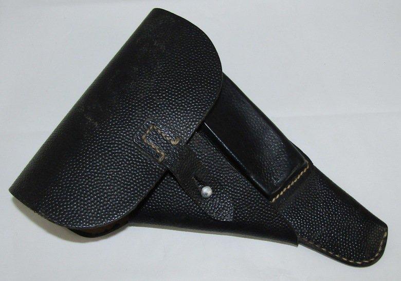 Scarce Late War Soft Shell P-38 Holster W/Pebbled Finish