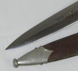 Early Ground Rohm SA Dagger With Scabbard-Anton Wingen Jr.