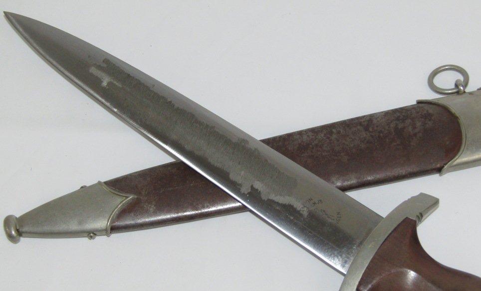 Early Ground Rohm SA Dagger With Scabbard-Anton Wingen Jr.