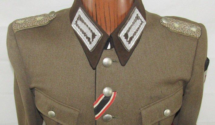 Rare! WW2 RAD OberstArbeitsFuhrer Tunic-Medical Sleeve Insignia-Bayern Hochland Gau Insignia