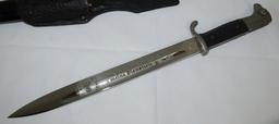 Long Model WW2 German Engraved Dress Bayonet-E.u.F. Horster