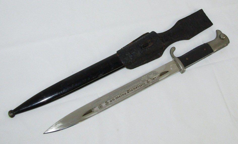 Long Model WW2 German Engraved Dress Bayonet-E.u.F. Horster