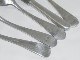 5pcs WW2 Luftwaffe Aluminum Flatware