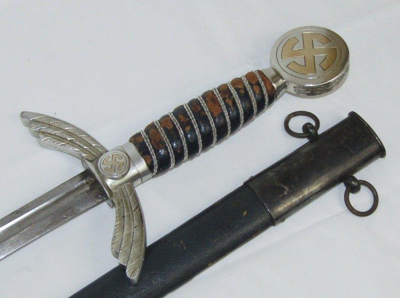 Late WW2 Luftwaffe Officer's Dress Sword-Eickhorn