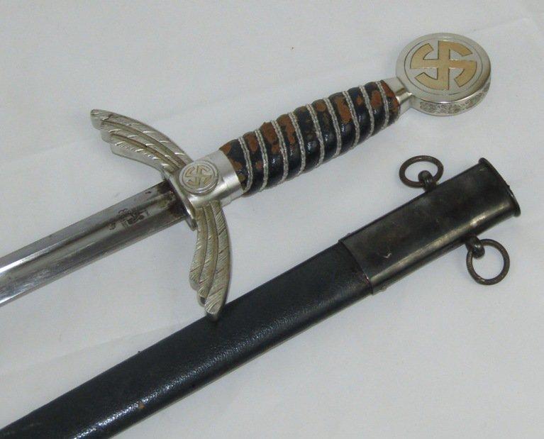 Late WW2 Luftwaffe Officer's Dress Sword-Eickhorn