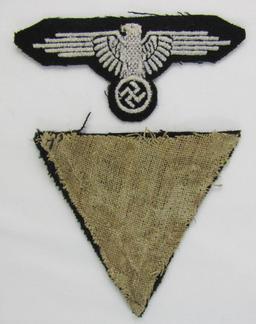 2pcs-Dachau Waffen SS Arm Eagle/Sleeve Stripe