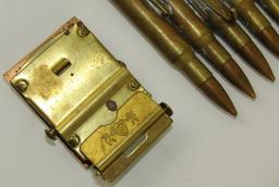 2pcs-Post WW2/Korean War Period 9th Infantry Rgt./.30.06 Rifle Cartridge Belt Buckles