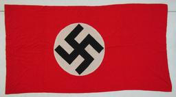 NSDAP Double Sided Rally Flag-Nice Display Size Approx. 54" X 29"