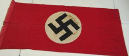 Captured Double Sided NSDAP Flag Taken From Ford-Werke Plant In Cologne