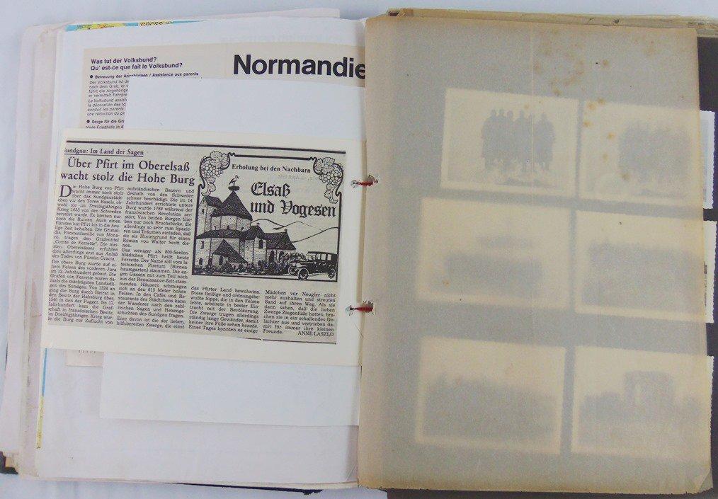 WW2 German Soldier Honor Book With Original Photos/Documents/Papers Etc.