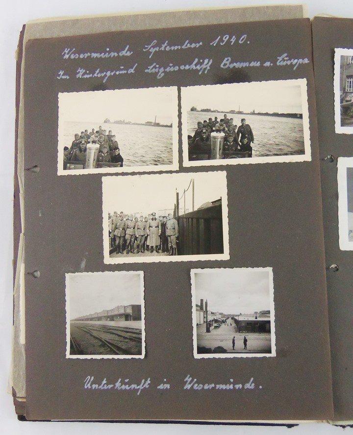 WW2 German Soldier Honor Book With Original Photos/Documents/Papers Etc.