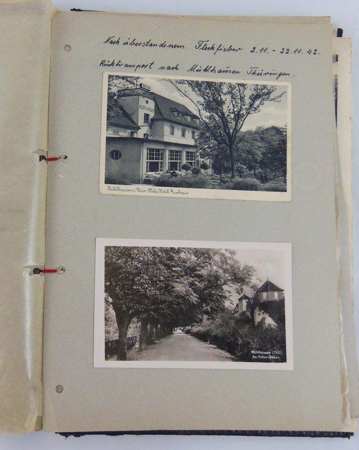 WW2 German Soldier Honor Book With Original Photos/Documents/Papers Etc.