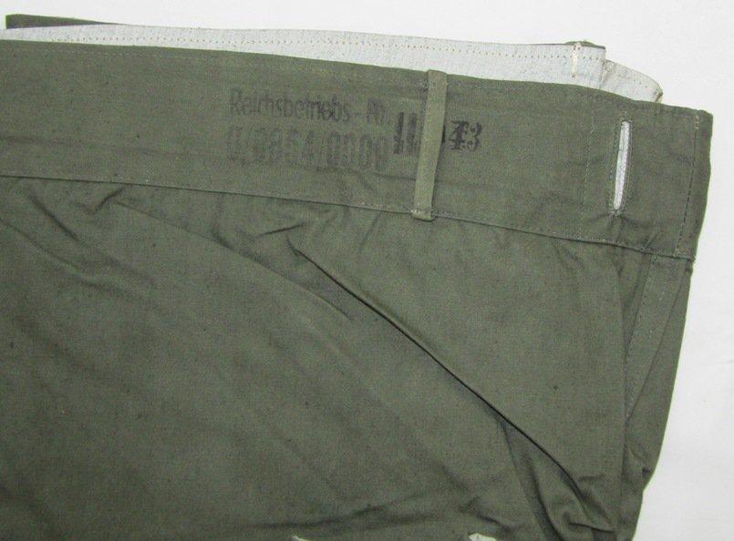 Near Mint WW2 German Late War Mountain Troops Pants