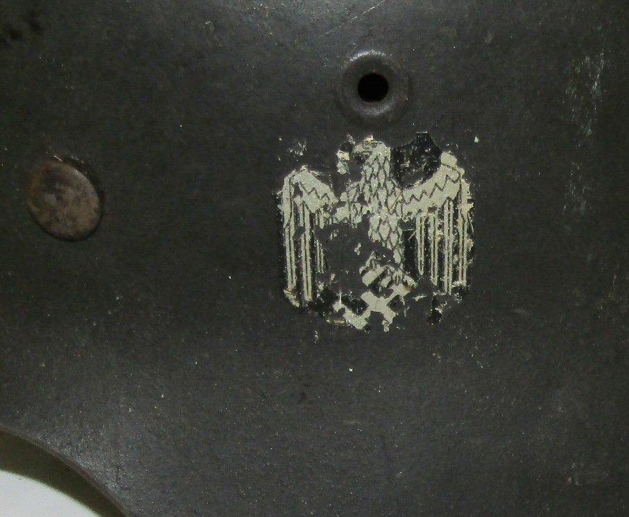 M42 Single Decal Wehrmacht Helmet With Liner-ET64 (HG-35)