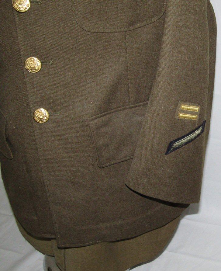 10th AAF/CBI Crew Member Sgt. Class A Jacket/Shirt/Tie/Overseas Cap