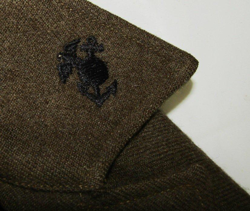 WW2 USMC 1st Marine Div. Australian Made Vandergrift W/"Blooded" Patch-Named (U-213)