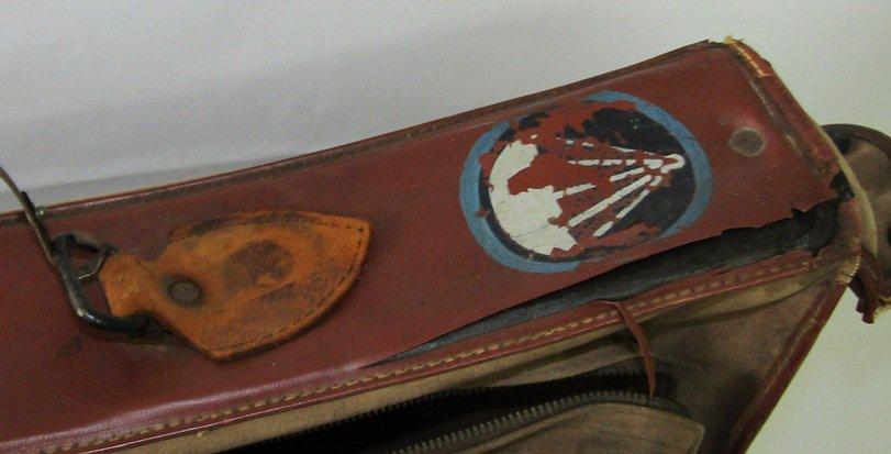 WW2 US Paratrooper B-4 Suitcase W/Occupation Artwork-11th AB/187th PGI-Named (FE-89)