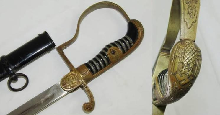 Rare WW2 Eickhorn Field Marshal Series "Lutzow" Officer's Sword