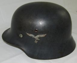 M35 Double Decal Luftwaffe Helmet W/Liner-2nd Pattern Eagle