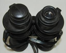 WW2 German Navy Late War U-Boat Captain 7X50 Binoculars W/Rubber Fitting Covers/Case