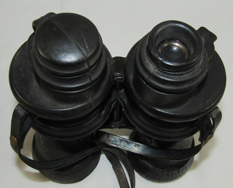 WW2 German Navy Late War U-Boat Captain 7X50 Binoculars W/Rubber Fitting Covers/Case