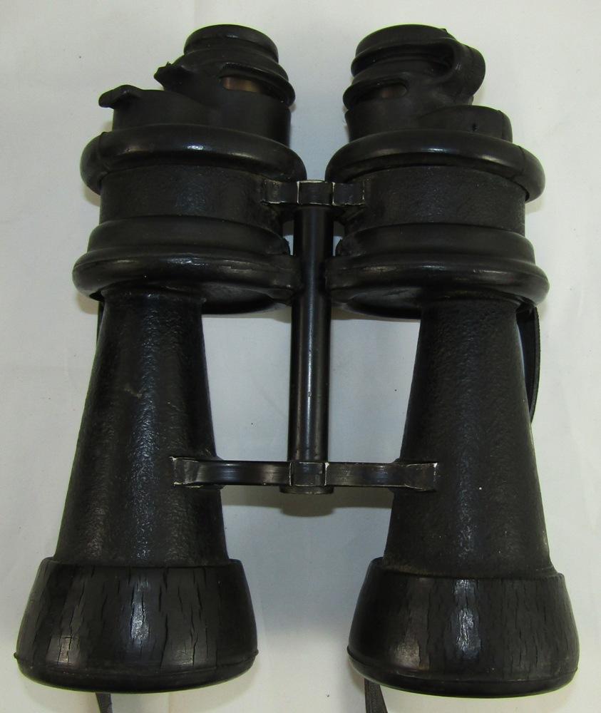 WW2 German Navy Late War U-Boat Captain 7X50 Binoculars W/Rubber Fitting Covers/Case