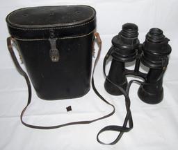 WW2 German Navy Late War U-Boat Captain 7X50 Binoculars W/Rubber Fitting Covers/Case