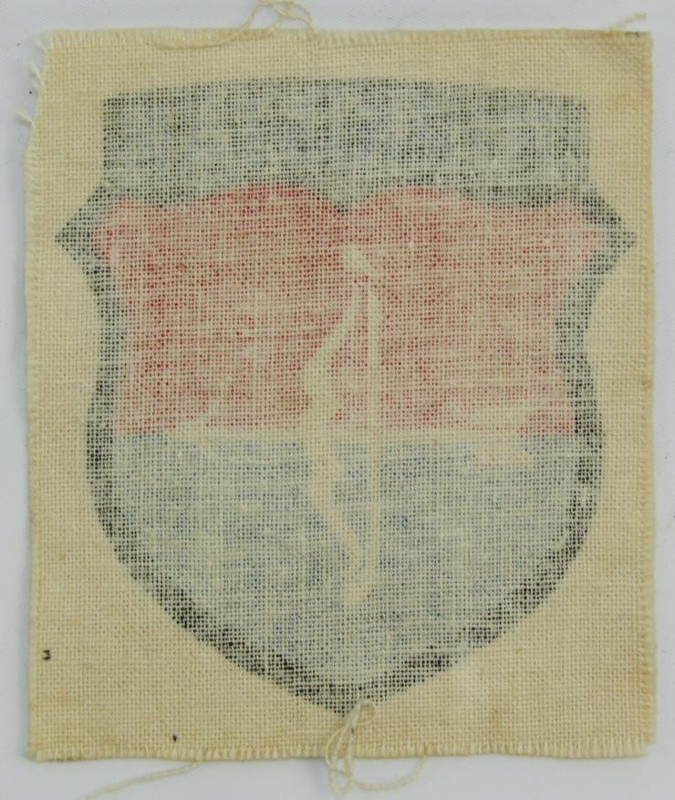 1st Pattern Arm Shield For Turkestani Volunteers In The Wehrmacht-Printed Version