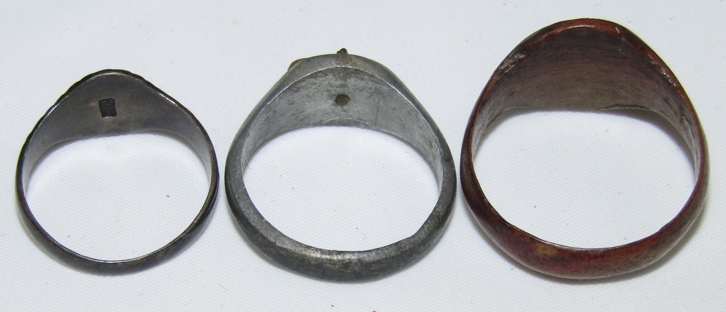 5pcs-WW1/WW2 German Soldier Rings-West Wall Rings