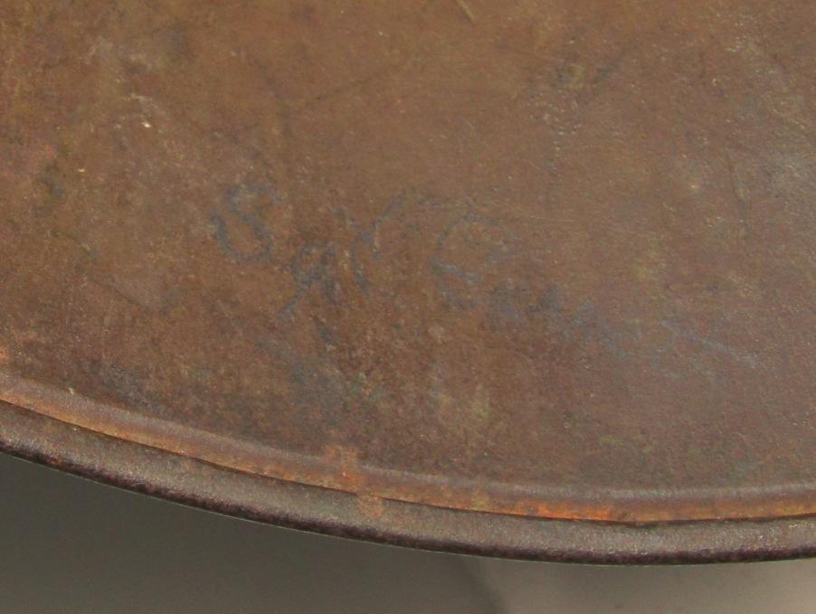 Rare WW1 German M16 Freikorps Helmet- Very Early  Swastika Decal