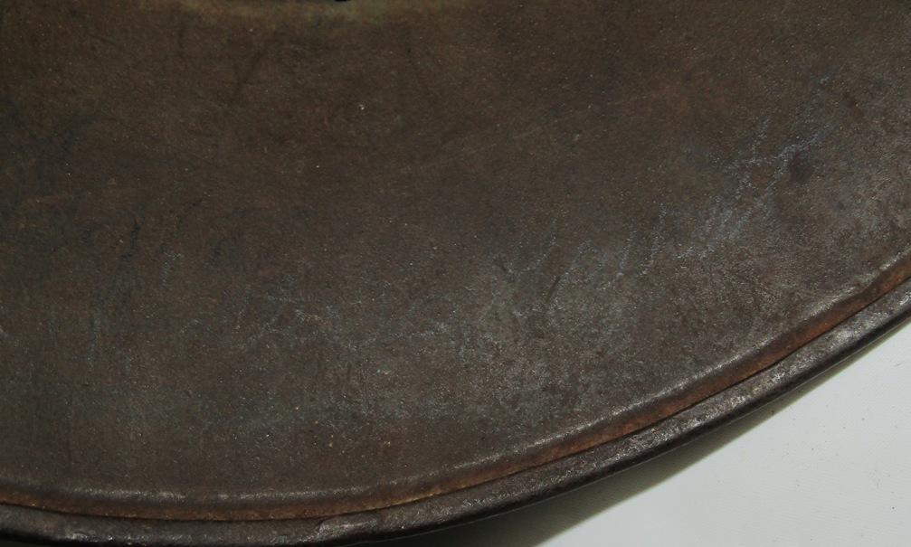 Rare WW1 German M16 Freikorps Helmet- Very Early  Swastika Decal