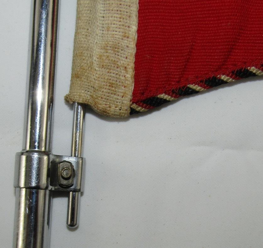 Early NSDAP Staff Car Pennant With Hanger Rod