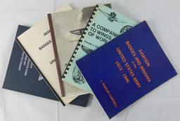 5pcs-U.S. Aviation Badges And Insignia Reference Books