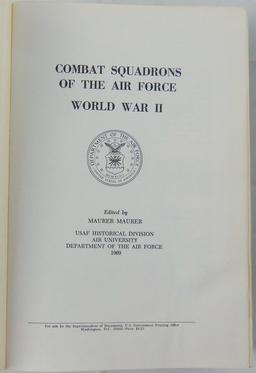 2 Volumes Combat Squadrons Of The Air Force-World War II