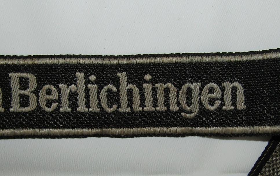 Waffen SS 17th Panzer Grenadier Division "Götz Von Berlichingen" Cuff Title For EM/NCO