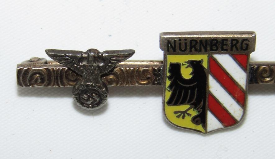 Rare WW2 SA/SS Nurnberg Lapel/Tie Pin/Brooch