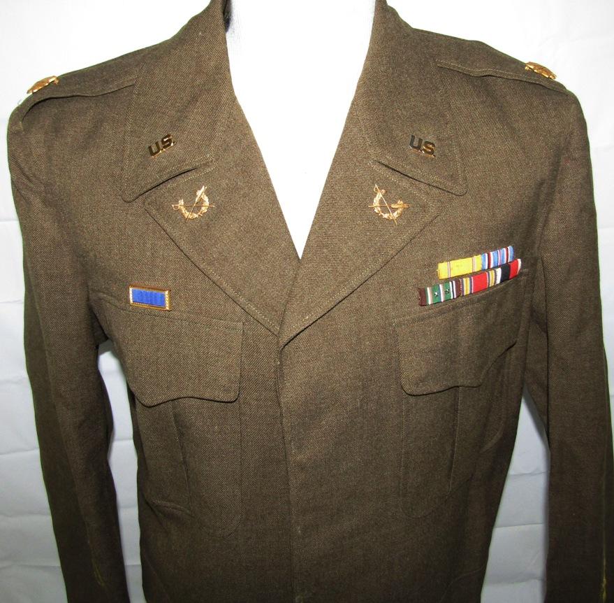 Post WW2 Berlin District Officer's Ike Jacket-Judge Advocate Insignia-Major Rank