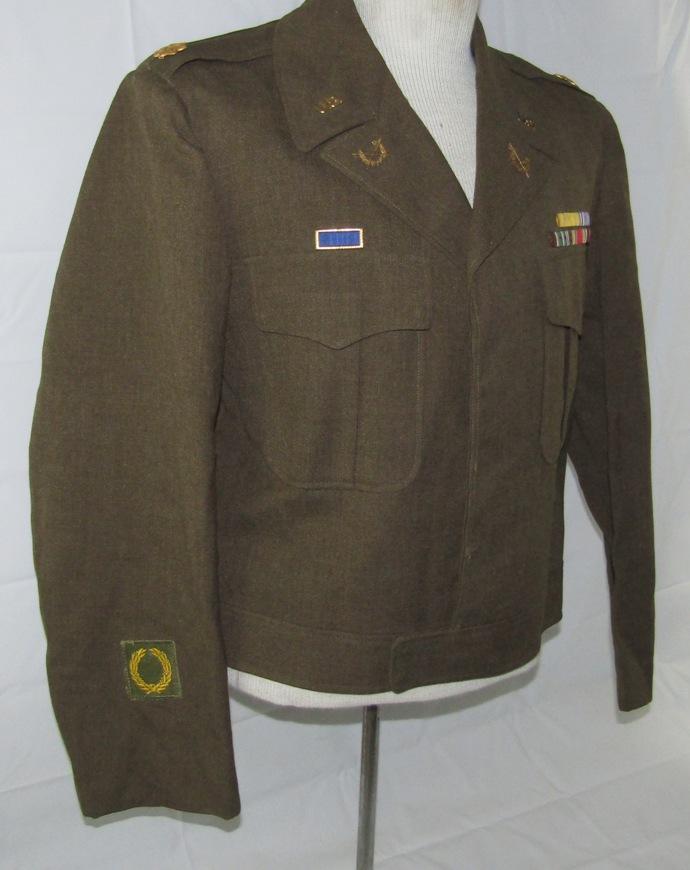 Post WW2 Berlin District Officer's Ike Jacket-Judge Advocate Insignia-Major Rank