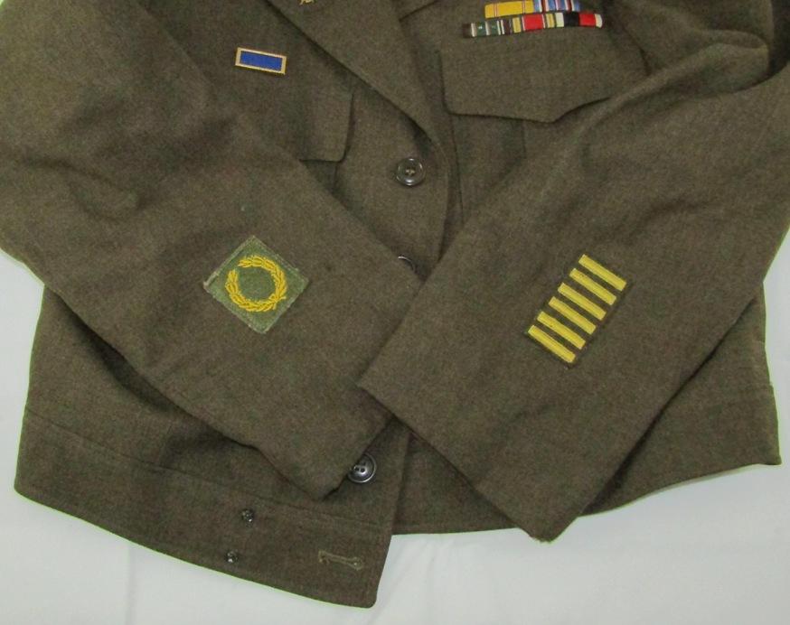 Post WW2 Berlin District Officer's Ike Jacket-Judge Advocate Insignia-Major Rank