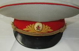 Cold War Era Russian Soviet General's Visor Hat