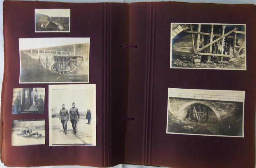 WW1 Souvenir Photo Album 301st Engineers